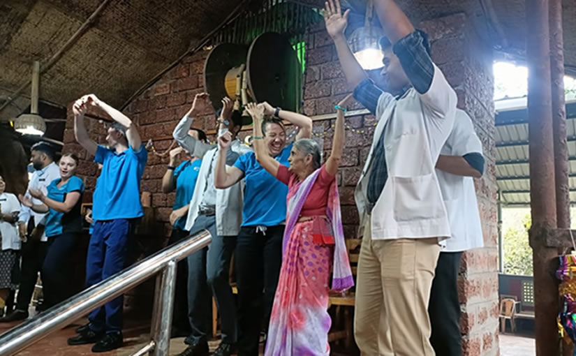 Orientation visits for the faculty and students of Southern Cross University at Kinaye Primary Health Centre, Mahesh Foundation and Shantai Vrudhashram 04