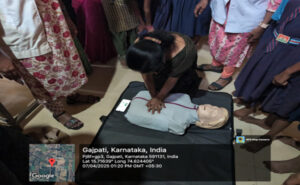 Workshop on First Aid training and CPR on 07-04-2025 04