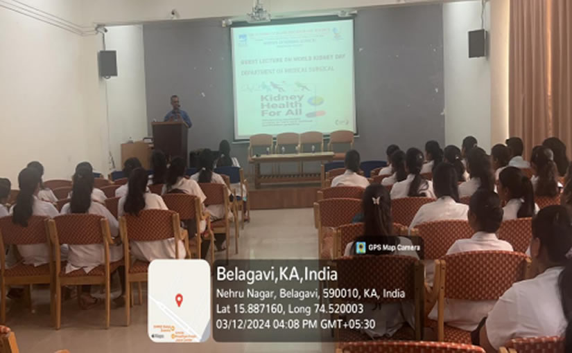 Guest lecture on the occasion of World Kidney Day on 12th March 2024 01