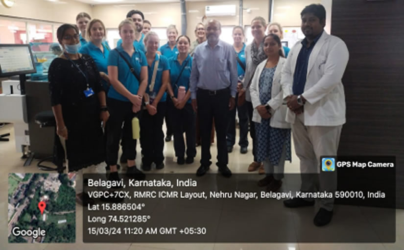 VISIT TO Dr.KLE Prabhakar Kore Hospital and MRC 15th March 2024 01