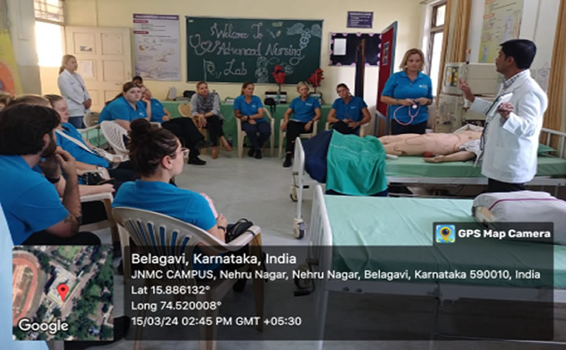 VISIT TO Dr.KLE Prabhakar Kore Hospital and MRC 15th March 2024 03